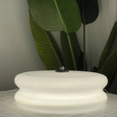 Axyaa Glass Egg Tart Ceiling Lamp: Modern Milky White Minimalist Nordic Cream Style