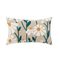 Axyaa Flower Embroidery Pillowcase Cojines Cotton Decorative Cushion Covers