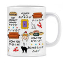 Axyaa Friends Central Perk Mug 11oz - Coffee Tea Cup Mother's Day Gift