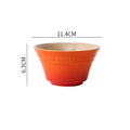 Axyaa 4.5" Ramen Bowls, Set of 8 Colors, Tableware for Kitchen & Dining