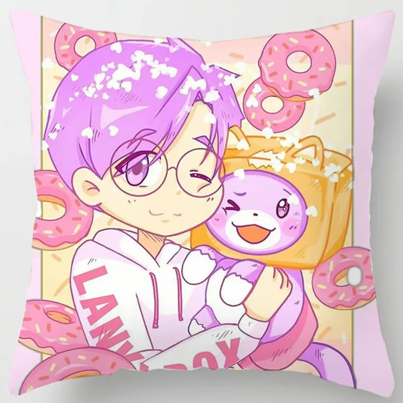 Axyaa Cartoon Robot Balloons Pillowcase Set for Home Decor