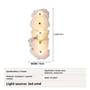Axyaa Spanish Marble Wall Lamp | Nordic Luxury Bedroom Light