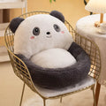 Axyaa Plush Animal Lazy Sofa Cushion with Integrated Backrest