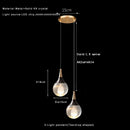 Axyaa Teardrop Crystal Pendant Light for Kitchen & Bedroom - Mini Pendant Lighting