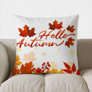 Axyaa Autumn Leaves Decorative Pillow Cover for Sofa, Bedroom, Car