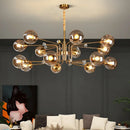 Axyaa Modern Parlor Chandelier: Minimalist Magic Beans Luxury Pendant Light