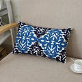 Axyaa Ethnic Floral Embroidered Canvas Cotton Pillow Cover 30x50cm