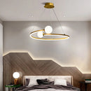 Axyaa LED Ring Chandelier for Nordic Modern Decor in Living Room, Bedroom, Dining Room