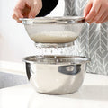 Axyaa Stainless Steel Kitchen Colander and Basket Tub for Cooking and Washing