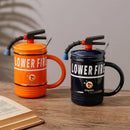 Axyaa Creative Ceramic Beer Mug Set for Couples, 480ml Coffee Mug Home Decor Gift