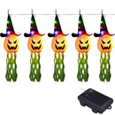 Halloween Glowing Pumpkin Ghosts Lights Set by Axyaa for Indoor and Outdoor Decor
