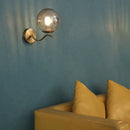 Axyaa Nordic Glass Wall Lamp Modern Minimalist Living Bedroom Light