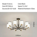 Axyaa Classical Trichromatic Chandelier for Home Lighting