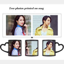 Axyaa Magic Photo Mug Customized with Your Image and Text - Ceramic Tea Cup