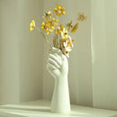 Axyaa Delicate Resin Ceramic Arm Vase Insert Home Decoration