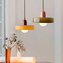 Axyaa Stained Glass Pendant Chandelier for Restaurant Living Room Kitchen