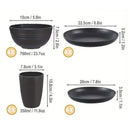 Axyaa Unbreakable Plastic Dinnerware Sets - Durable, Lightweight, Perfect for Daily Use