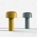 Axyaa Mushroom Table Lamp: Wireless Touch USB Rechargeable Night Light