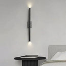 Axyaa Modern Brass Wall Lamp for Indoor Spaces - Gold Black Copper Natural Light