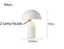 Axyaa Nordic Mushroom LED Desk Lamp for Eye Protection and Interior Decor Lighting