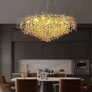 Axyaa Maple Leaf Pendant Light: Modern Minimalist Luxury for Living Room