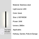 Axyaa Stainless Steel Outdoor Porch Wall Light with Smart Triac Dimming