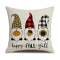 Axyaa Thanksgiving Pumpkin Pillow Cover 45*45cm Home Decor Cotton Linen