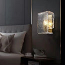 Axyaa Square Water Glass Wall Lamp Modern Sconces Indoor Lighting Fixtures