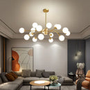 Axyaa Gold Black LED Chandelier Branch Shaped Decor Lighting