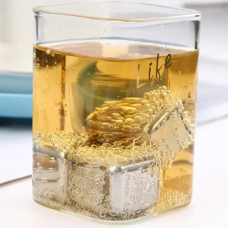 Axyaa Stainless Steel Ice Stones for Quick-freezing Beverages Cooling