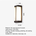 Axyaa Outdoor Waterproof Wall Lamp for Villa Corridor Garden Balcony Terrace