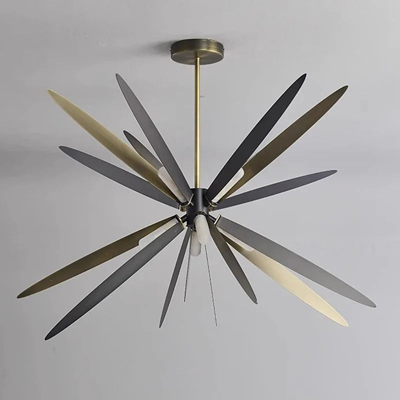 Axyaa Modern Pendant Lights: LED Chandelier for Stylish Indoor Dining Room