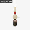 Axyaa Nordic Glass Chandelier: Stylish and Colorful Lighting for Home and Business