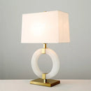 Axyaa Marble Table Lamp - Modern LED Desk Light for Home Decor