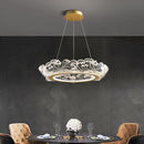 Axyaa Modern LED Pendant Light for Staircase Chandeliers in Living Room