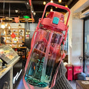 Axyaa Portable Water Bottle with Straw, BPA-Free Large Tumbler for Sports, Gym, and Travel