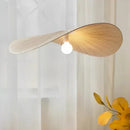 Axyaa Nordic Fabric Pendant Light, LED Chandelier Lamp for Dining Room and Bar