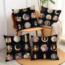 Axyaa Ramadan Floral Crescent Moon Fasting Lamp Pillowcase