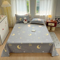 Axyaa Small Fresh Jet Cotton Sheet Single: Ideal for Student Dorms