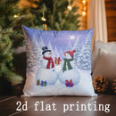 Axyaa Christmas Animal & Snowman Pillowcases - Cute Sofa Bedroom Car Cushion Cover