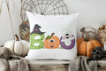 Axyaa Cute Ghost and Pumpkin BOO Pillow Cover for Sofa and Bedroom