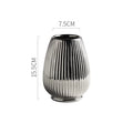 Axyaa Golden Ceramic Vase - European American Modern Home Decor & Flower Arrangement