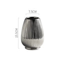 Axyaa Golden Ceramic Vase - European American Modern Home Decor & Flower Arrangement