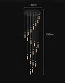 Axyaa LED Ring Pendant Light for Modern Home Decor and Indoor Lighting