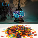 Turkish Mosaic Night Light DIY Material Package for Handmade Table Lamp Axyaa