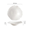 Axyaa Ceramic Specialty Deep Soup Plate for Restaurants, Desserts, Spaghetti, Salads