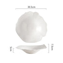 Axyaa Ceramic Specialty Deep Soup Plate for Restaurants, Desserts, Spaghetti, Salads