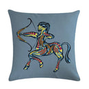Gemini Libra Taurus Pillow Case by Axyaa: Linen Sofa Car Decorative Cover