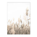 Nordic Reed Grass Landscape Canvas Wall Art Print for Living Room Decor by Axyaa