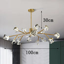 Axyaa Crystal Chandelier Pendant Light for Living Room, Bedroom, and Ceiling